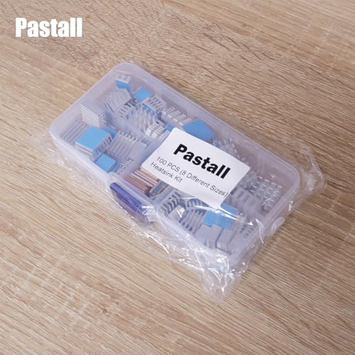 Pastall 100 PCS (8 Different Sizes) Heatsink Kit with Conductive Adhesive Tape, Aluminum Heat Sinks Cooler and Copper Heat Sink for Raspberry Pi A B B+ 2/3/4/5 - Image 5