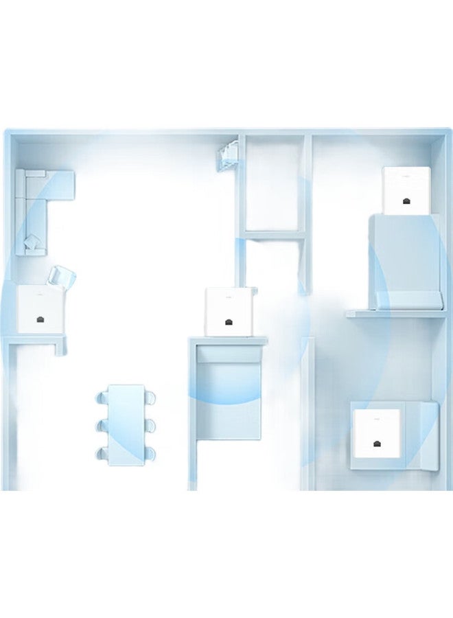 H3C Wireless Ap Panel, Whole-House Wifi 6, 3000M Dual-Band Gigabit, Commercial Hotel Wireless Access Point, Poe Powered, Mini Ap3000L-U, Replacement For Mini Ax60 - Image 3