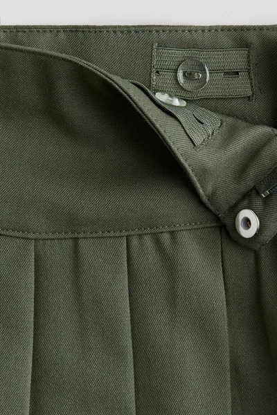 اتش اند ام Pleated Twill Skirt