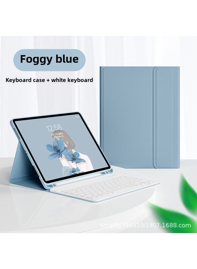 Keyboard Leather Mouse-Color:Mist Blue + White Keyboard-Product Type:2024Air13/2022/2021/2020/2018ipadpro12.9 - Image 5