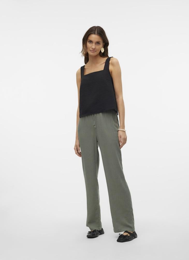 فيرو مودا بنطال كاجوال واسع الأرجل - مقاس 32 بوصة - Image 4