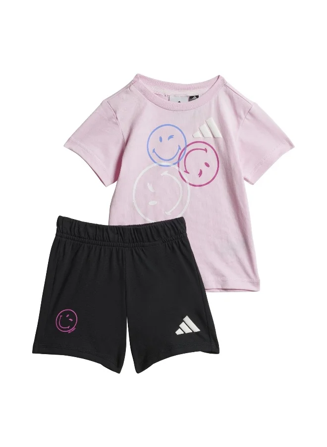 adidas Adidas I Smi Summerset Pink Youth/Baby Jogger Suits For Kids