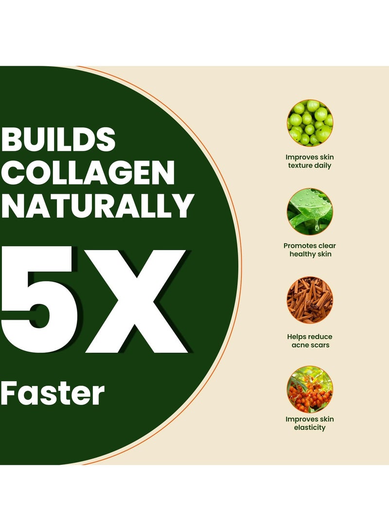 هيربال ماكس مُعزِّز كولاجين نباتي ١٠٠٪ - ١٩٥ غرام | مُكمِّل كولاجين للشعر والبشرة والأظافر والمفاصل | مُعزِّز كولاجين نباتي مع فيتامين سي وحمض الهيالورونيك - Image 4
