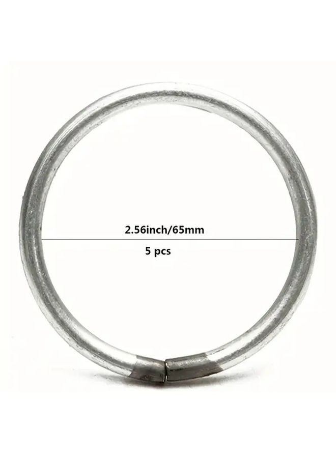 Art Deco Metal Rings 35mm 10pcs Home Decor Gift Decorative Rings Metallic Finish - Image 4