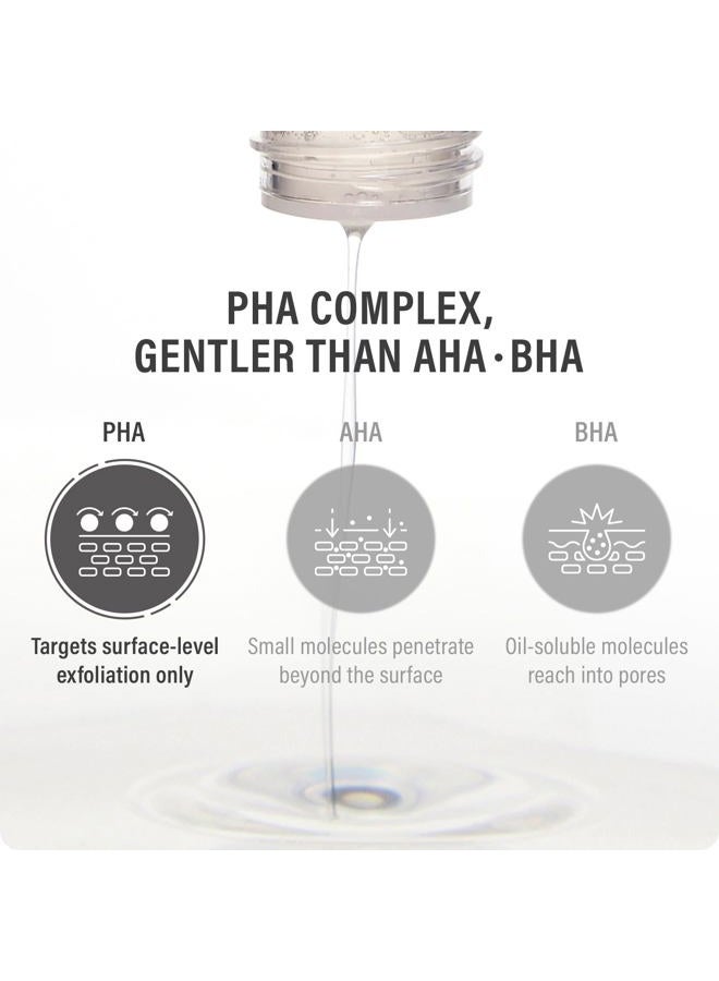 epii New Skin Toner - 5% PHA Gentle Exfoliating Toner with Snow Mushroom Hyaluronic Acid & Panthenol - Korean Skincare Toner for Glass Skin Glow Dull Skin Texture & Daily Hydration 145mL - Image 3