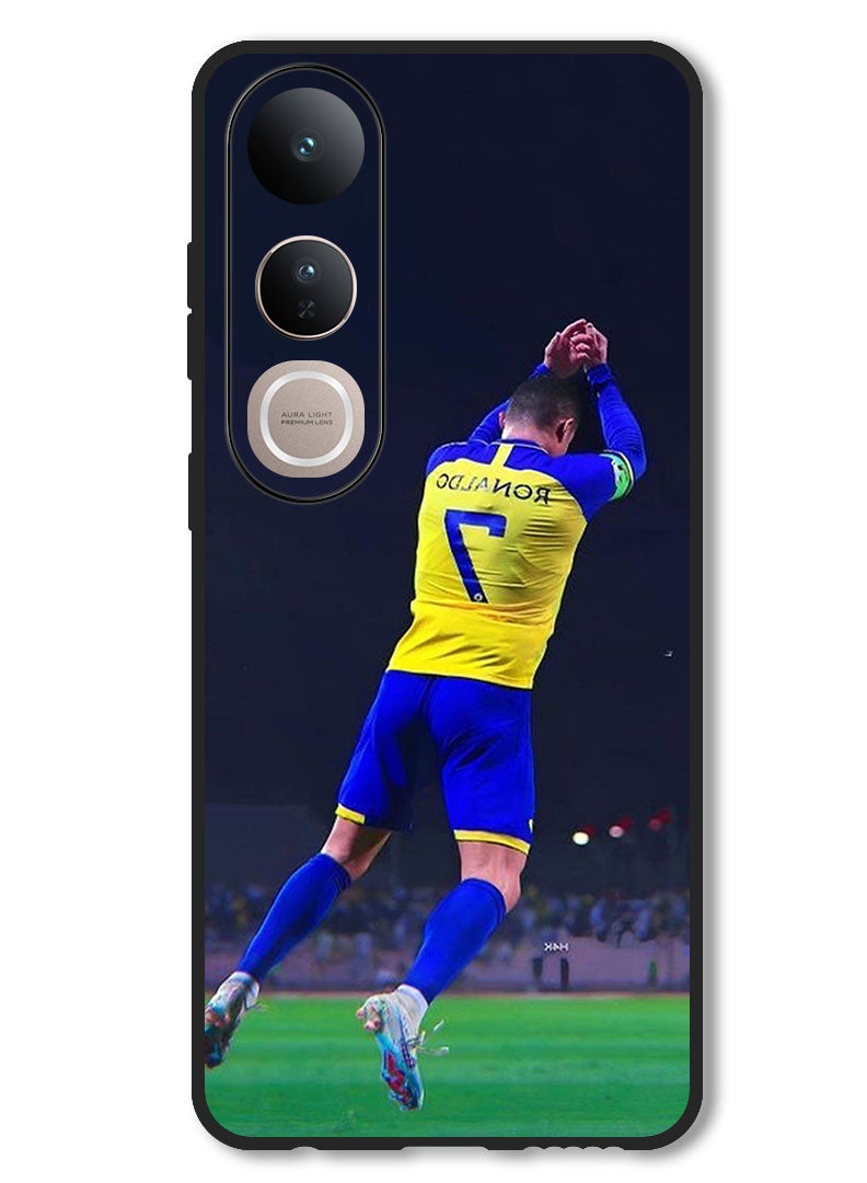 Theodor Case Compatible with Vivo V50 Lite Protection Shockproof Bumper Cover Cristiano Ronaldo (1) - Image 1