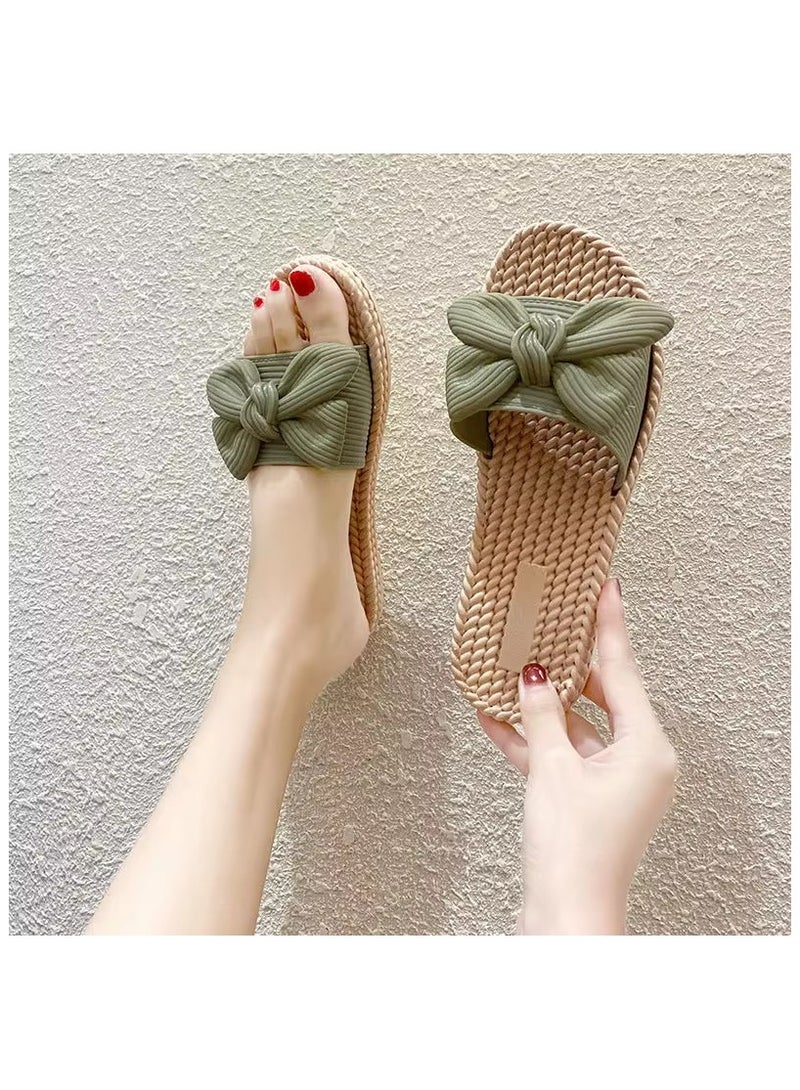 Women Slippers Outdoor Or Indoor Flat Beach Sandals Footwear For Ladies  - Image 2