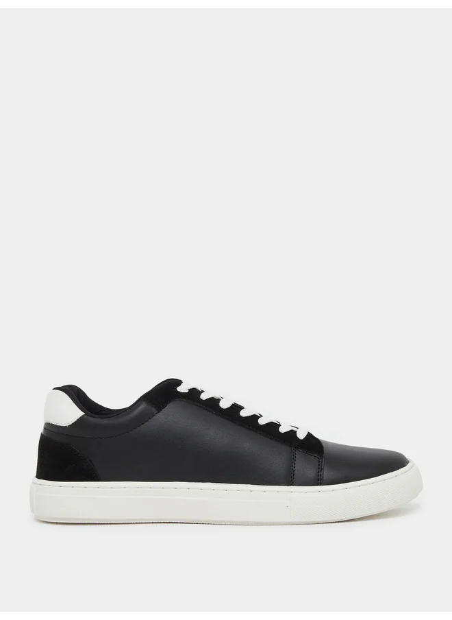 ستايلي Styli Contrast Trim Platform Sole Skateboard Sneakers