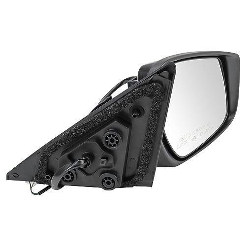 TRQ Passenger Side Mirror Power Heated Paint to Match Smooth Black Compatible with 2018-2023 Nissan Kicks SV NI1321297 - Image 3