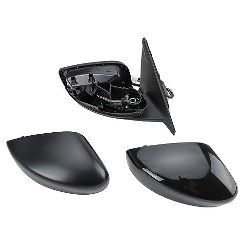 TRQ Passenger Side Mirror Power Heated Paint to Match Smooth Black Compatible with 2018-2023 Nissan Kicks SV NI1321297 - Image 4