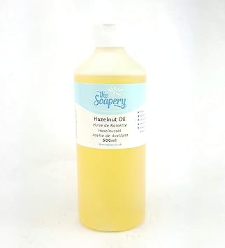 TheSoapery Hazelnut Oil 500ml 100 Pure Carrier Oil - Image 1
