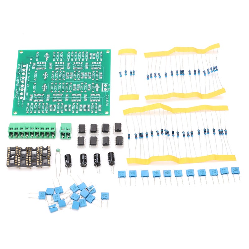 PreAmplifier Module DIY Kit 3-Channel Output NE5532 Op Amp Dual DC9-15V -24dB Oct - Image 3