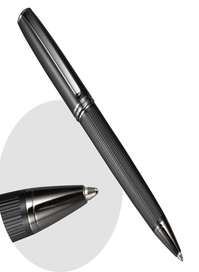 DanYee Ballpoint Pen,Essential Business Nice Pens,Metal pen Smooth writing stylish design effortless writing,Luxury pens with gift case for Men & Women Black - Image 1