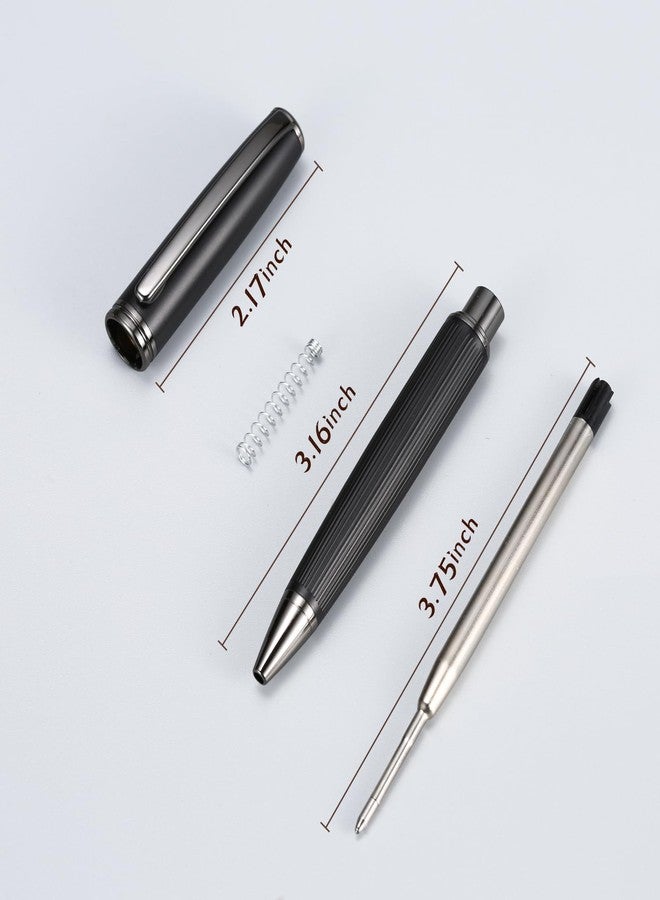 DanYee Ballpoint Pen,Essential Business Nice Pens,Metal pen Smooth writing stylish design effortless writing,Luxury pens with gift case for Men & Women Black - Image 2