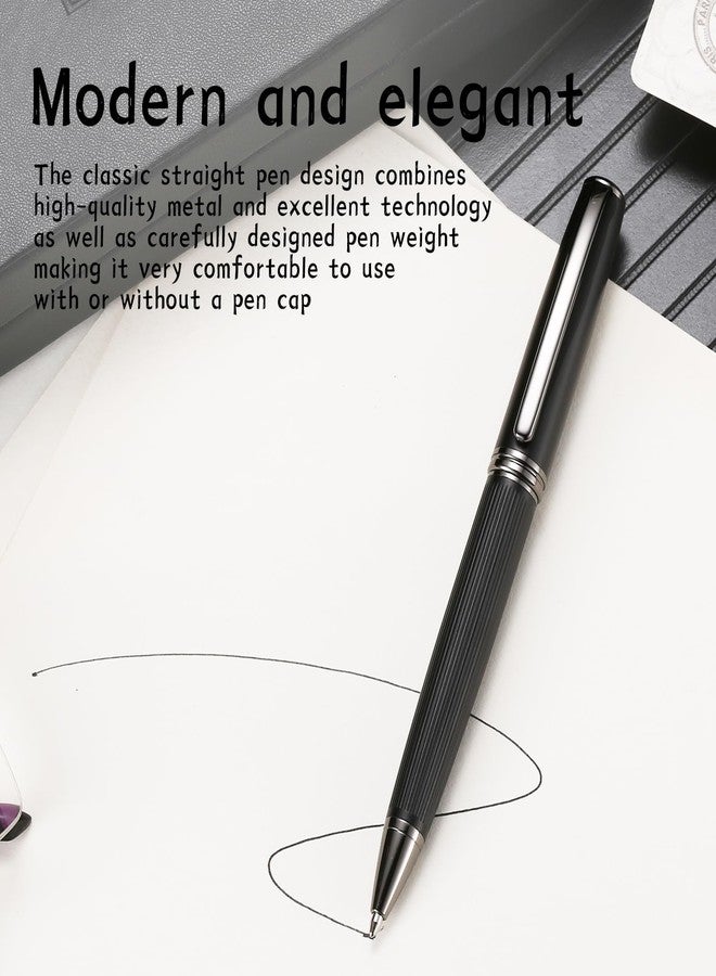 DanYee Ballpoint Pen,Essential Business Nice Pens,Metal pen Smooth writing stylish design effortless writing,Luxury pens with gift case for Men & Women Black - Image 4