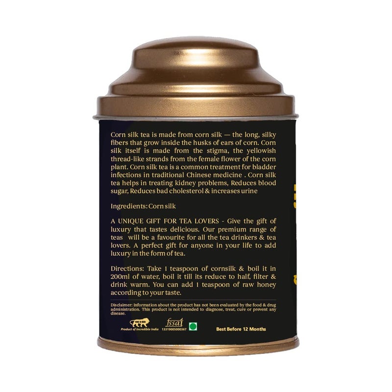 Botanical Sage- Corn Silk Tea 40g | for Kidney Stones | Liver Cleansing | Bhutte Ke Baal | Maize Hair Tea |Supports Urinary Tract Health | Selected | Luxury Tea - Image 2