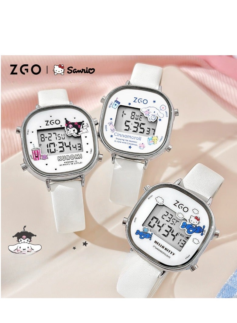 ZGO Co Branded Student Gift Waterproof Night Light Multifunctional Sports Electronic Watch - Image 3