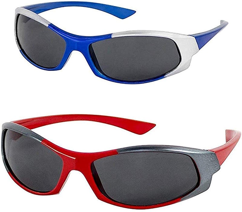 PUTHAK UNEQUETREND Kid's Goggles Wrap Around Boy's and Girl's Sports Sunglasses - Combo (3-8 Years Kids) - Image 1