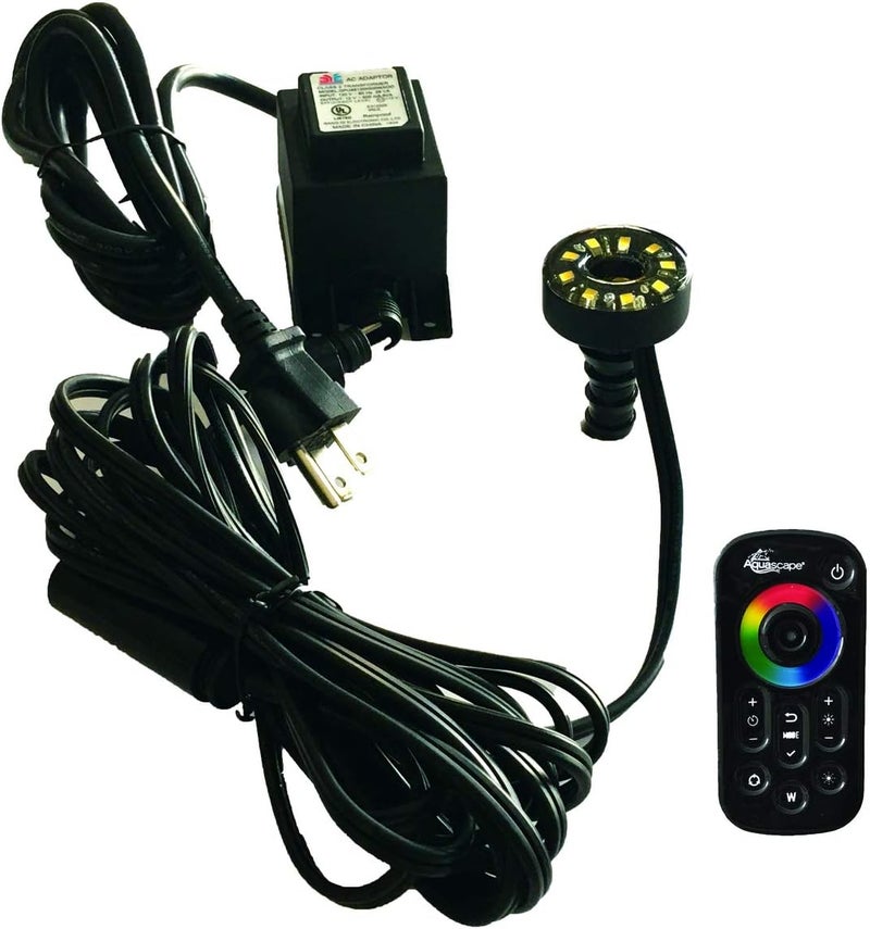 Aquascape Aquascape LED Color Changing Fountain Light Kit with Remote Control and Transformer  84055  - Image 1