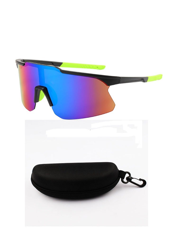 EFUMKE EFUMKE sports sunglasses anti-ultraviolet cycling sunglasses polarized UV400 sun visor outdoor windproof glasses suitable for sports running golf baseball fishing free glasses case - Image 1