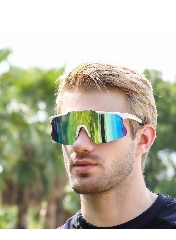 EFUMKE EFUMKE sports sunglasses anti-ultraviolet cycling sunglasses polarized UV400 sun visor outdoor windproof glasses suitable for sports running golf baseball fishing free glasses case - Image 2