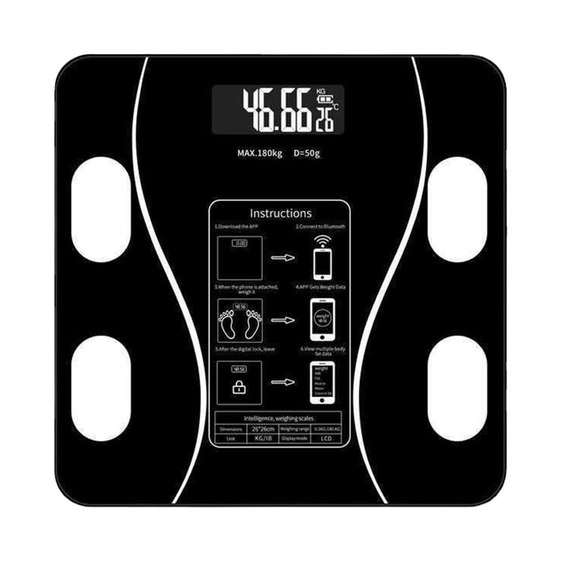 Smart Scale Body Fat Monitor BMI Muscle Mass Analyzer With App 10 24 Inches - Image 2