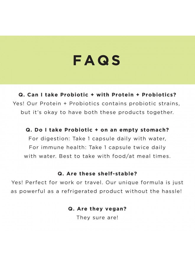 Jshealth Vitamins Gut Health and Immunity Formula | Probiotics For Women and Men | Shelf Stable Probiotic Supplement For Digestive Health and Immune Support (30) - Image 3