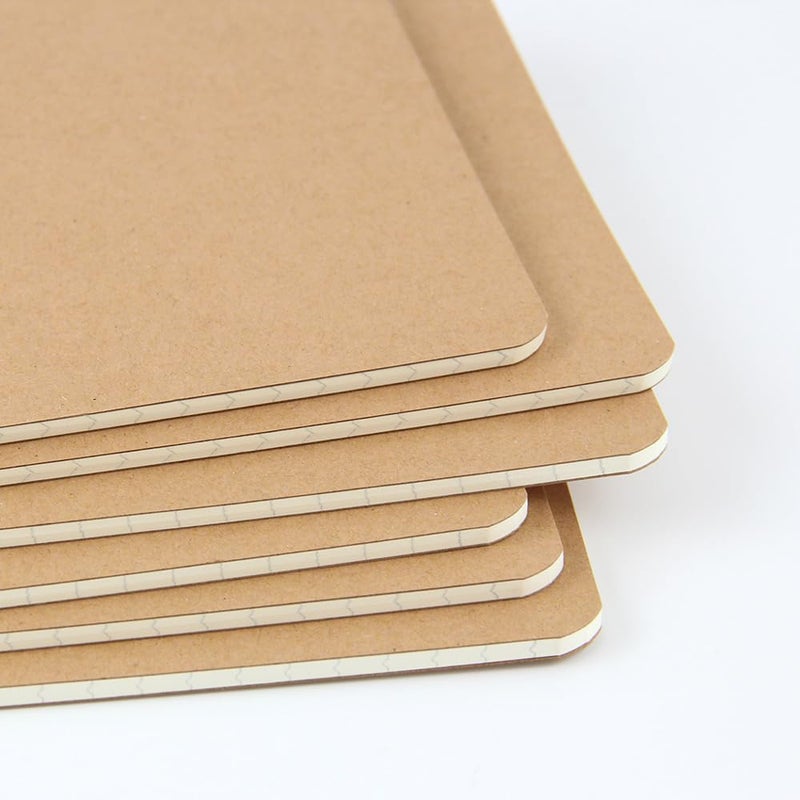 newestor (Set of 3) Lined Travelers Notebook Inserts for A5 Travelers Notebook, Total 90 Sheets, Kraft Cover, 5.5 x 8.3 Inches - Image 4