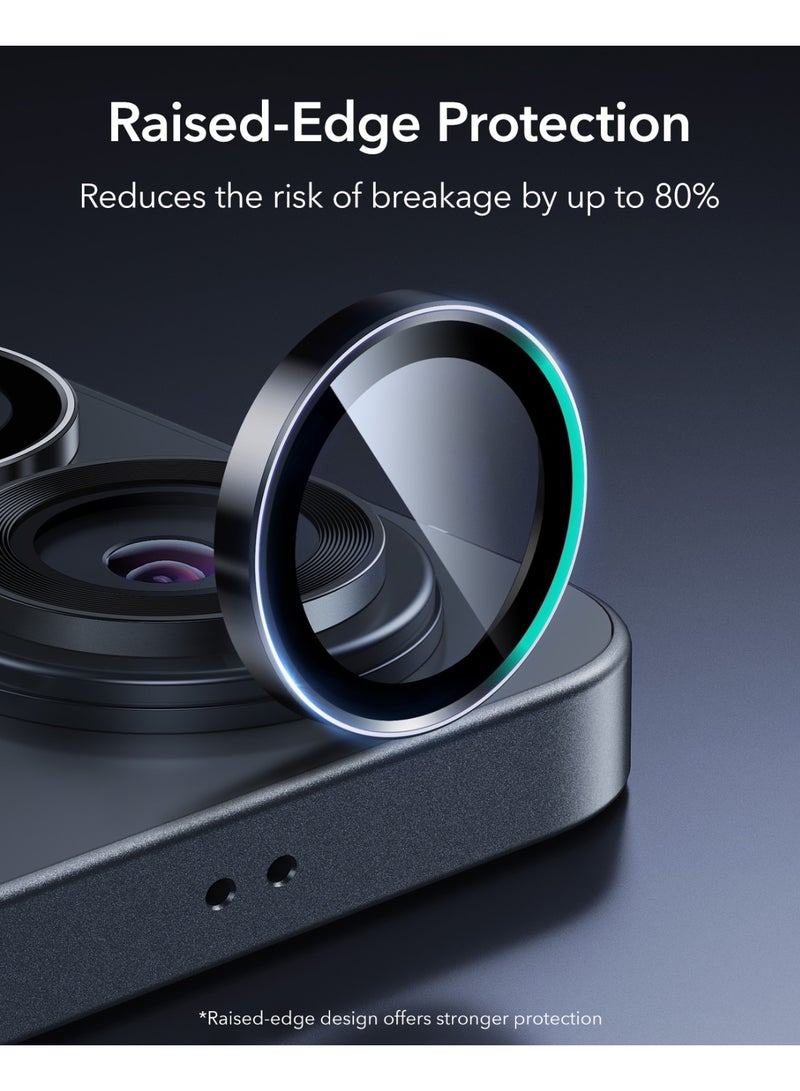 اي اس ار ESR for Samsung Galaxy S26 Ultra Camera Lens Protector, Individual Lens Protectors, Ultra-Thin Tempered Glass with Aluminum Edging, Case Friendly, 1 Set black - Image 3