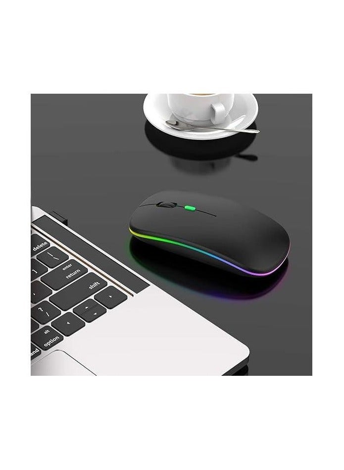 W10 Wireless Rechargeable Computer Mouse Type-C Rechargeable Wireless Computer Mouse - Image 1
