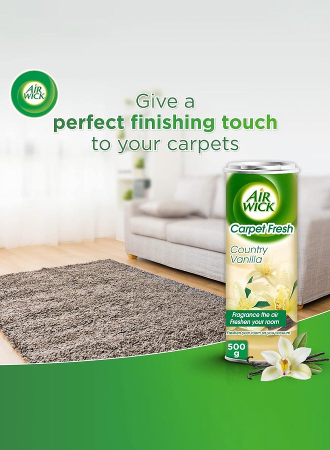 Air Wick Fresh Carpet Powder Country Vanilla 500g - Image 2