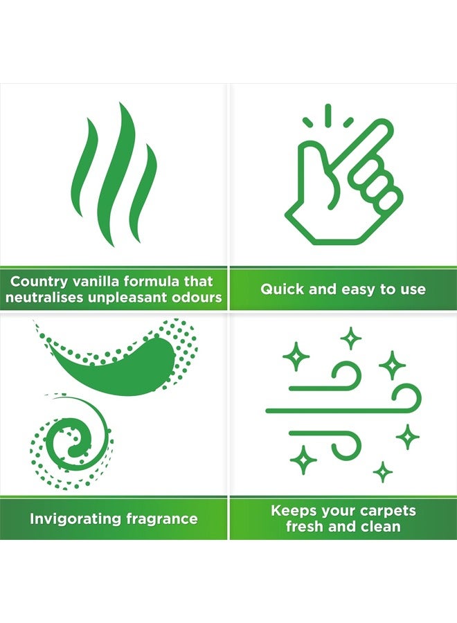 Air Wick Fresh Carpet Powder Country Vanilla 500g - Image 3