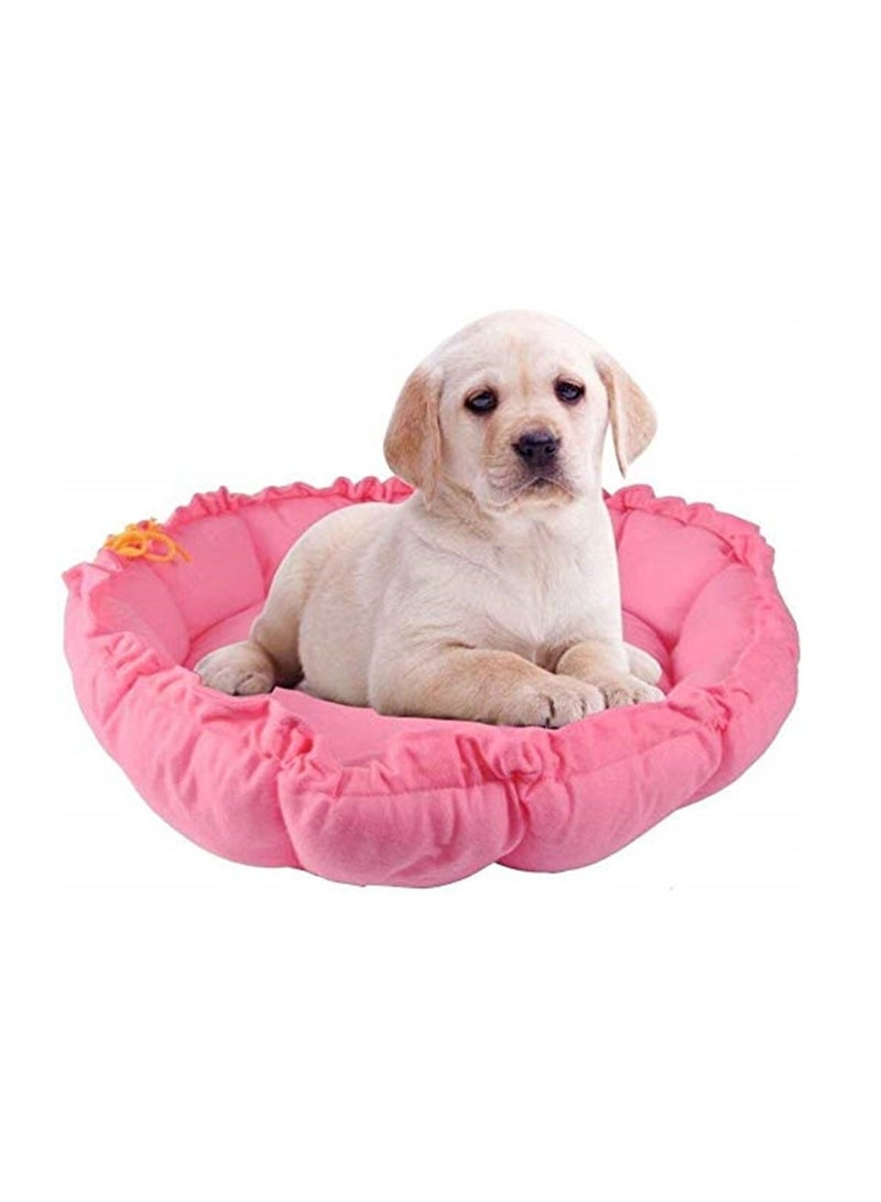 Kennel/Pet Nest/Adjustable Blanket with Rope Form of Pumpkin Round - Image 2