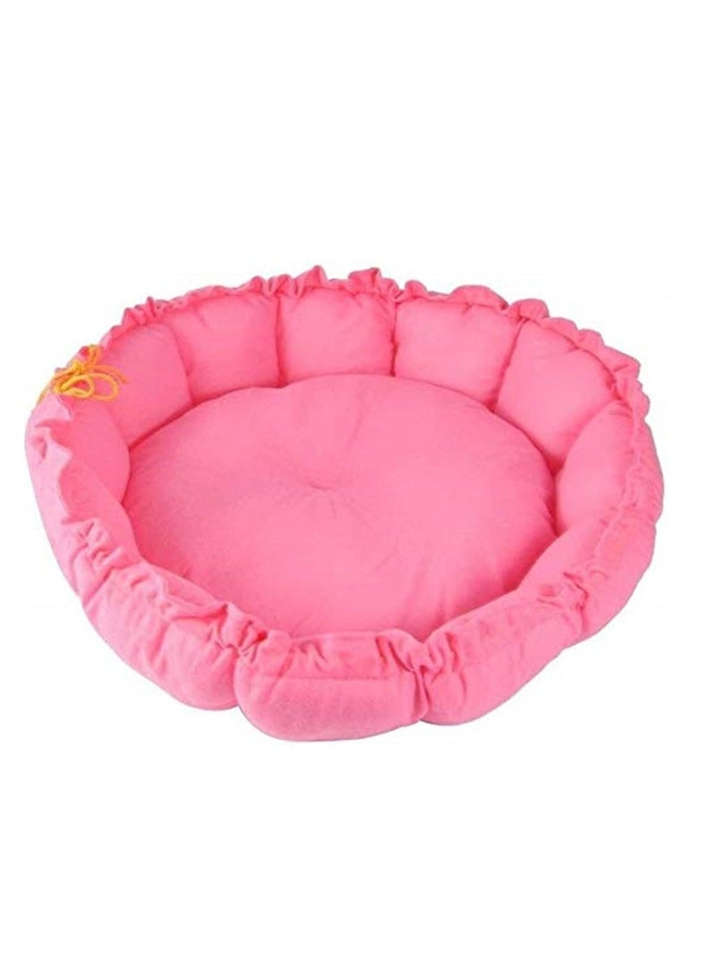 Kennel/Pet Nest/Adjustable Blanket with Rope Form of Pumpkin Round - Image 1