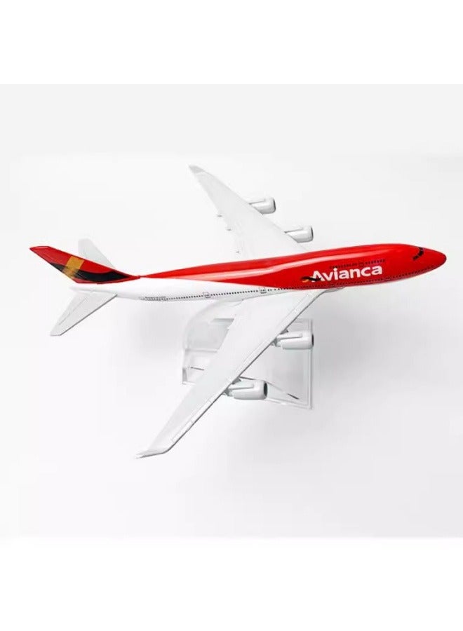general 16cm Alloy Airplane Tabletop Display Model 1:400 Scale Colombia 747 Airplane Model Decoration Toys Furniture Decorations Collection Gifts - Image 2