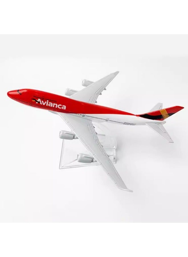 general 16cm Alloy Airplane Tabletop Display Model 1:400 Scale Colombia 747 Airplane Model Decoration Toys Furniture Decorations Collection Gifts - Image 3