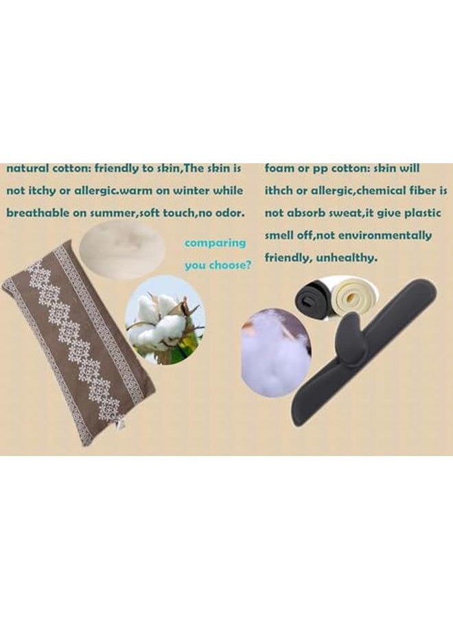 erorex - Wrist Rest Or Keyboard And Mouse 100 Percent Cotton Bag Frindly Skin Care Desktop Accessories For Desk Computer Work Wrist Arm Pad With 2 Pack - Image 1
