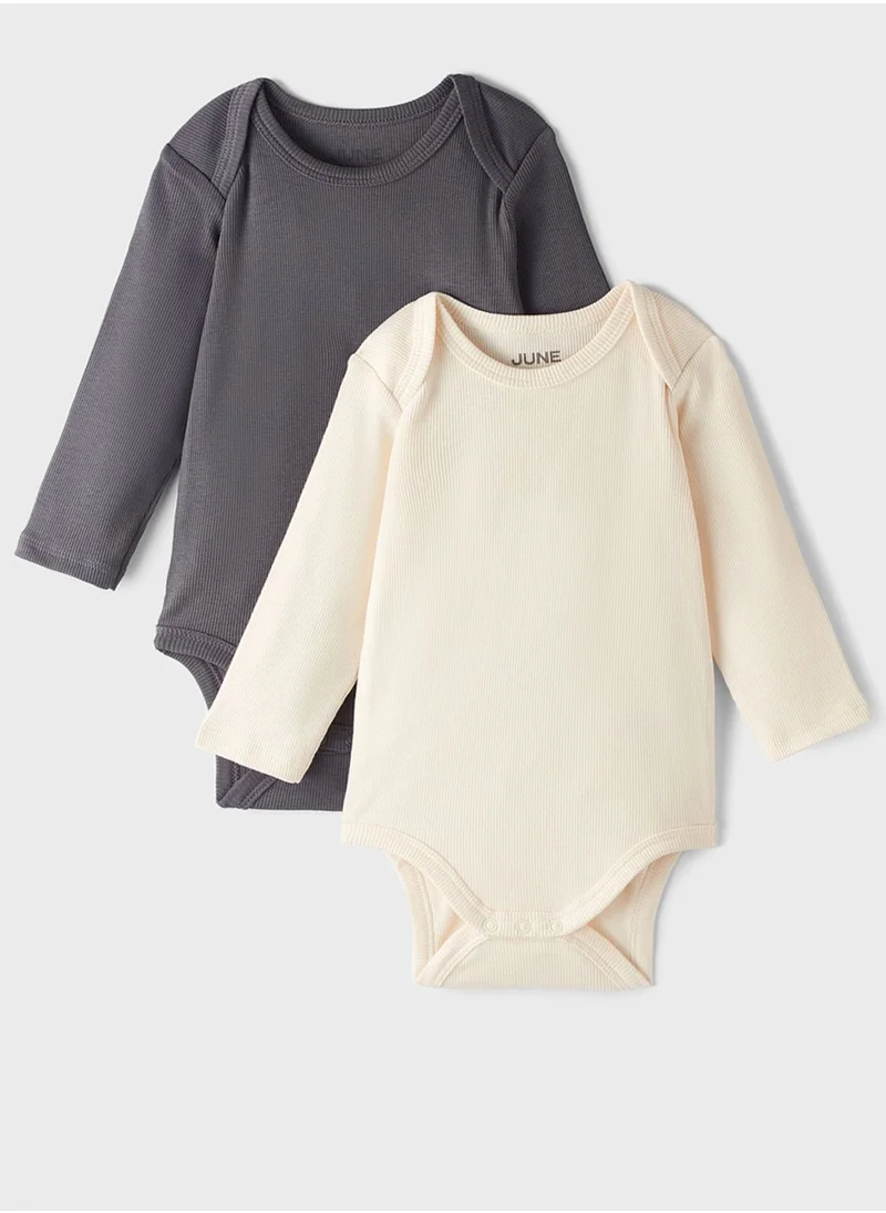 JUNE Infant 2 Packplain Bodysuit