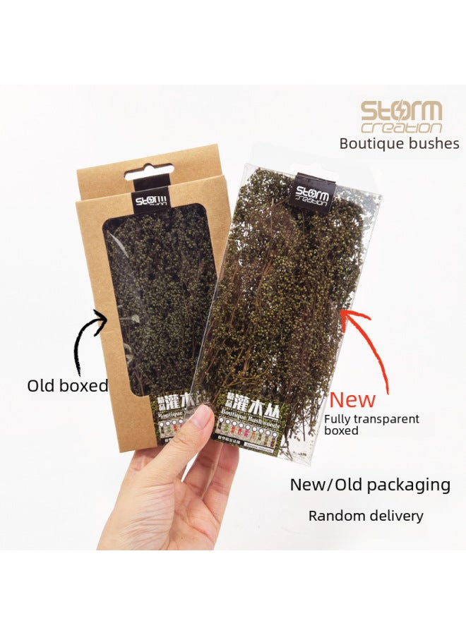 Premium Shrubbery Scene Model Tree Ground Platform Material Thorny Soldier Dry Branch Modification Piece Toy/architecture Model-Color:Withered Grass Yellow  - Image 4