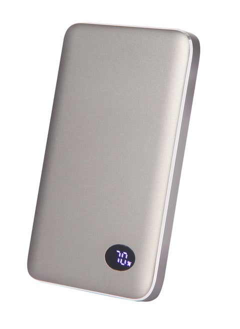 Ultra-Slim Magnetic Wireless Portable Power Bank with LCD Display 5000mAH,PD Fast Charging USB-C Battery Pack Compatible with Magsafe