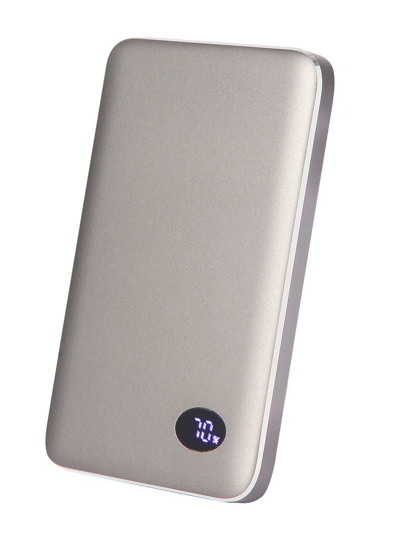luminum - Ultra-Slim Magnetic Wireless Portable Power Bank with LCD Display 5000mAH,PD Fast Charging USB-C Battery Pack Compatible with Magsafe - Image 1