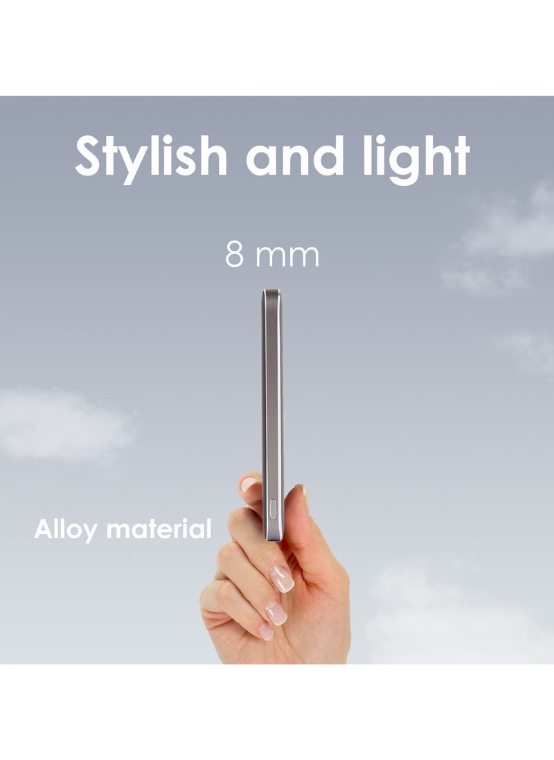 luminum - Ultra-Slim Magnetic Wireless Portable Power Bank with LCD Display 5000mAH,PD Fast Charging USB-C Battery Pack Compatible with Magsafe - Image 1