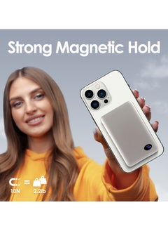 luminum Ultra-Slim Magnetic Wireless Portable Power Bank with LCD Display 5000mAH,PD Fast Charging USB-C Battery Pack Compatible with Magsafe  - Image 4