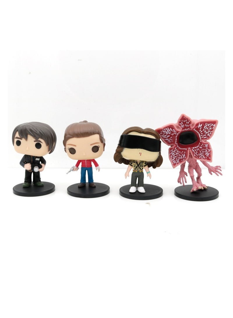 general Stranger Things Season 4 Carnivorous Plant 4-Inch Desk Figurine 8-Piece Set with Base Display Film-Accurate Replica Model Dual-Purpose Collectible and Decorative Piece - Image 4