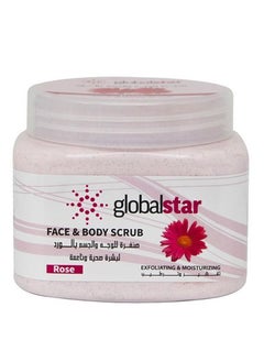 Global Star Rose Face and Body Scrub 500 ml 