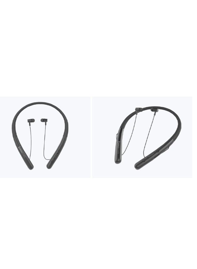 بينغو سماعات بلوتوث N1 مع حلقة للرقبة ومشغلات 11 مم، سماعات رياضية لاسلكية مع ميكروفون من بينجوزون، احمر، في الاذن - Image 4