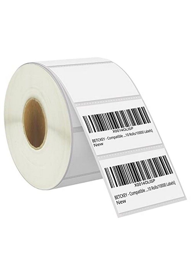 BETCKEY 2.25" X 1.25" (57 Mm X 32 Mm) Upc Barcode & Multipurpose Labels Compatible With Zebra & Rollo Label Printerpremium Adhesive & Perforated [1 Rolls 1000 Labels] - Image 1