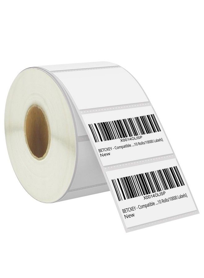 BETCKEY 2.25" X 1.25" (57 Mm X 32 Mm) Upc Barcode & Multipurpose Labels Compatible With Zebra & Rollo Label Printerpremium Adhesive & Perforated [1 Rolls 1000 Labels] - Image 2