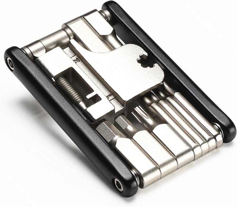 CECO -USA 17 Function Bike Tool with Chain Breaker – Bicycle Multi Tool – Ultra Slim, Compact Pocket Sized, Lightweight – High Strength CR-V 6150 Tool Steel – Easy To Carry - Image 1
