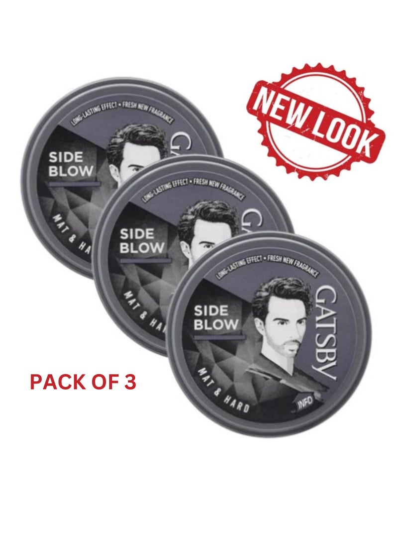 GATSBY - Mat And Hard Styling Wax Pack of 3 - Image 1